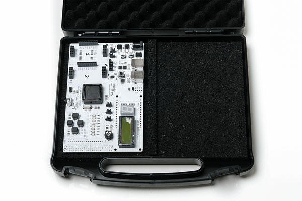 stack2Learn 8051 Mikrocontrollerboard sb-004 im ESD Koffer