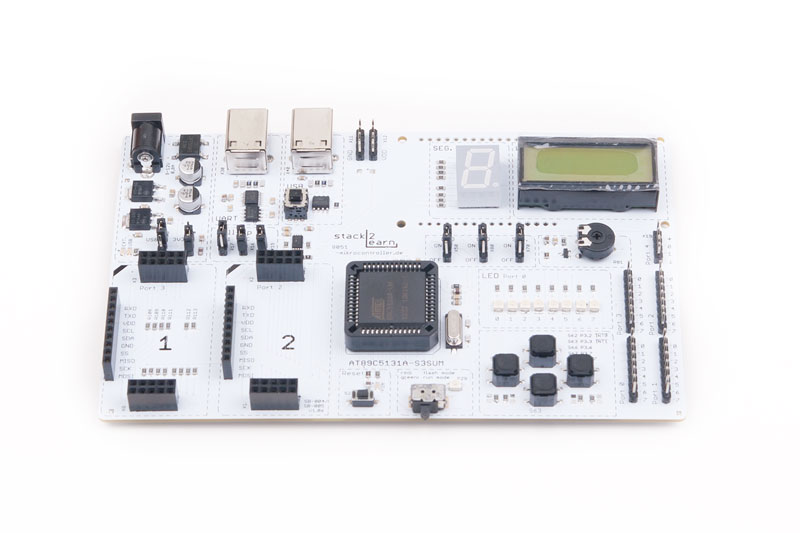 8051 Mikrocontrollerboard mit AT89C5131A-S3SUM -SB-004 V1.06