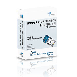 API-005: 2-Wire Temperatur Sensor TCN75A, Bit-Banding
